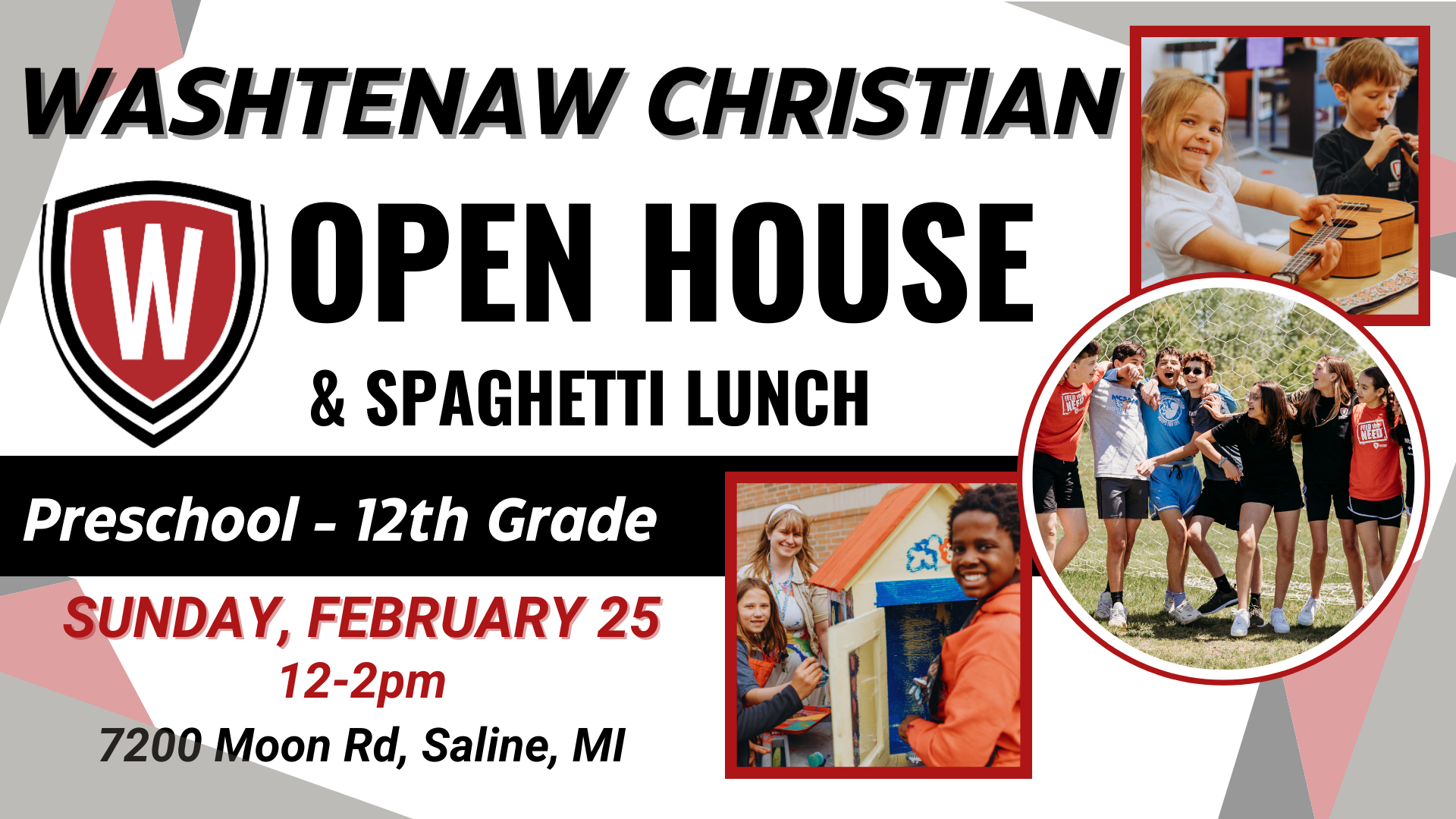 Open Houses Washtenaw Christian Academy